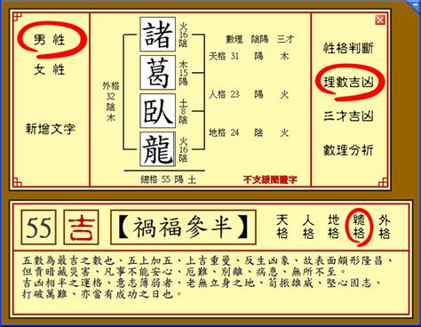 姓名筆劃吉凶表|免費姓名吉凶分析